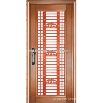 luxe cuivre porte villa porte porte extérieure porte simple KK-723